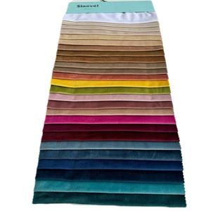 2026 New arrivals Nhà máy cung cấp 100% polyester đồng bằng sang trọng bé mặt vải đa-màu sắc hometextile sofa Hà Lan vải nhung - Product Image 6