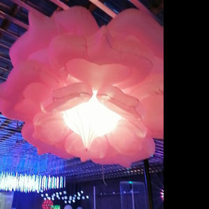 Lámpara de Base Fotográfica con Forma de Rosa, Sensor de Movimiento Corporal, Pétalos de Flores que se Abren, Sombrilla Mecánica, Dispositivo Interactivo de Luz - Product Image 1