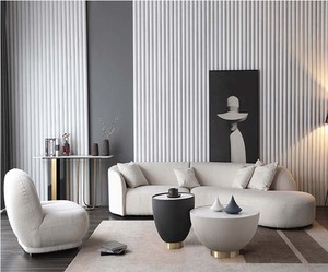 Bắc Âu Sang Trọng Hiện Đại Thiết Kế Mới Granite Cờ Đá Bàn Cà Phê Bộ 2 Vật Liệu Kim Loại Cho Đồ Nội Thất Phòng Khách Sofa Bên Bảng - Product Image 6