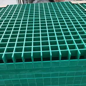 Прямая поставка с завода, высокопрочная зеленая решетка из стеклопластика 38*38*38 мм - Product Image 3