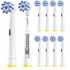 Cabezales de repuesto para cepillo de dientes eléctrico compatibles con Oral-B, cerdas medianas, recambios para adultos, uso doméstico, dental - Product Image 1