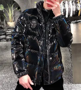 Vendita calda giacca da <span class=keywords><strong>uomo</strong></span> a manica lunga personalizzata invernale corta piumino piumino da <span class=keywords><strong>uomo</strong></span> - Product Image 3