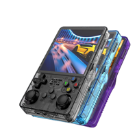 Console de jeu vidéo portable rétro R36S, écran IPS de 3,5 pouces, R35s Pro portable, 64 Go de jeux, Wi-Fi, 3000 jeux intégrés