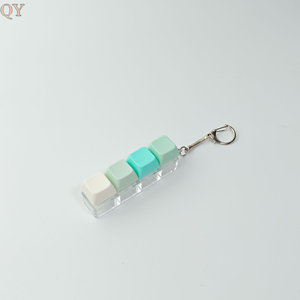 QY <b>Keyboard</b> Cap Fidget Keychain Toy Press Button Stress Relief Sensory Finger Exercise <b>Keyboard</b> Key Toy Portable Novelty Gift - Product Image 6