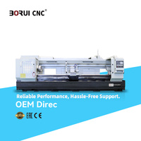 Tour CNC à lit plat robuste CWK6163 avec lit en fonte haute rigidité pour une coupe de métal stable et fiable