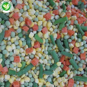 Vegetable With Carrot Corn Green Peas Mixed New 3 Types China Natural Peeled EDIBLE SD Bulk Packaging FROZEN 10 Kg Low Fat IQF
