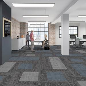 Alfombra Modular de Alta Calidad con Base de PVC y Polipropileno, Acolchada, Moderna, Lavable, Insonorizante, para Hogar, Hotel, Oficina y Uso Comercial - Product Image 1