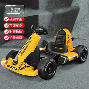 Deportes al aire libre niños Kart eléctrico 12V 7A batería Ride-On <span class=keywords><strong>Car</strong></span> juguetes Dual Drive 550 Motor eléctrico niños Kart para niños niñas - Product Image 3