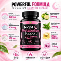 Capsules de perte de poids naturelles à base de plantes, marque privée OEM, L-Carnitine, coupe-faim et détoxifiantes