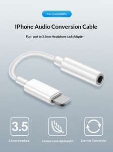 <span class=keywords><strong>Adaptateur</strong></span> audio <span class=keywords><strong>Lightning</strong></span> vers 3,5 mm, convertisseur de prise casque pour <span class=keywords><strong>iPhone</strong></span>, diffusion en direct et lecture de musique - Product Image 2