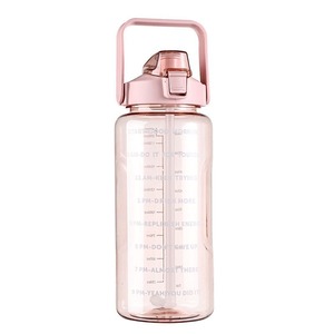 Caldo 3-in-1 Set all'ingrosso scuola sport borraccia acqua per bambini bicchieri di plastica con paglia citazione motivazionale per i bambini - Product Image 3