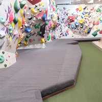 Tapis d'escalade en mousse polyester confortable et durable Tapis de style velours lavable pour murs d'escalade Couverture de camping
