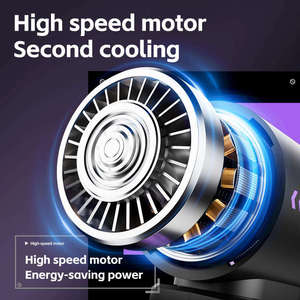Ventilador de Mano y de Escritorio 2 en 1, Compacto, Ligero, Recargable, sin Aspas, Mini Ventilador Personal de 3600mAh, Ideal para el Hogar y Autocaravanas - Product Image 4