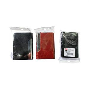 Porta biglietti da visita nero e marrone, confezione da 12 pezzi, per biglietti da visita - Product Image 1