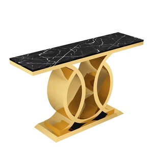 Muebles de diseño italiano para sala de estar, mesa de <span class=keywords><strong>consola</strong></span> <span class=keywords><strong>alta</strong></span> de mármol rectangular, moderna, decorativa, para pasillo - Product Image 4