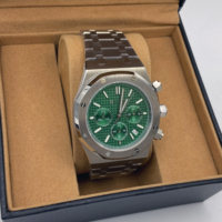 Boîtier de montre à mouvement quartz VK63 de 42 mm en acier inoxydable avec conception étanche
