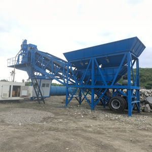 Centrale à béton mobile série YHZS contrôlée par PLC, capacité de 20 à 120 m³/h pour les chantiers de construction et les emplacements variables - Product Image 5