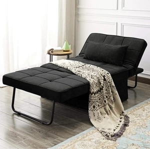 Modern Multi-functional Metal Modular Living Room Furniture Cross-Border Home Furniture Folding <strong>Single</strong> Lunch Recliner Sofa <strong>Bed</strong> - Product Image 4