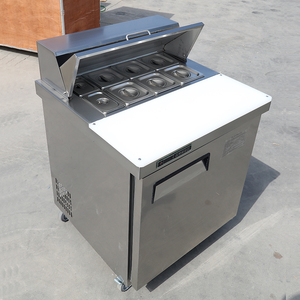 Refrigerador Comercial de Acero Inoxidable para Ensaladas, con Doble Puerta, Enfriamiento por Aire, para Preparación de Sándwiches, Banco de Trabajo Refrigerado - Product Image 2