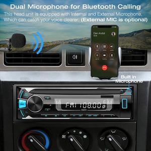 Reproductor <span class=keywords><strong>mp3</strong></span> para coche, receptor de <span class=keywords><strong>audio</strong></span> con usb, aux, bt, 12v, estéreo, novedad - Product Image 2