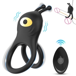 Anneau de Précision pour Hommes, Anneau de Massage Prostate à Vibration Retardée, Produits pour Adultes, Anneau Double Style Explosif, Jouet Sexuel Bloquant les Sperme - Product Image 1