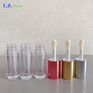 LZ Pack 100pcs 6ml 6.5ml tubi per imballaggio di olio per labbra Logo personalizzato pennello grande spesso bacchetta grande tubi per lucidalabbra di lusso con applicatore - Product Image 5