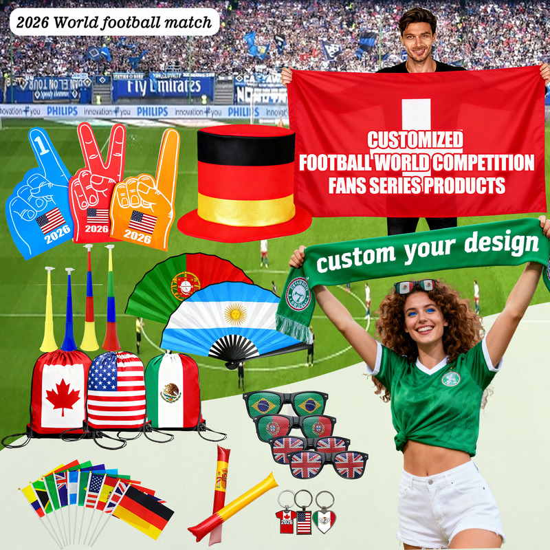 Promotional 2026 Sports Game Soccer Fan