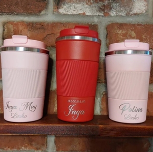 <span class=keywords><strong>Tazze</strong></span> da Caffè da Viaggio in Metallo Personalizzabili <span class=keywords><strong>con</strong></span> Logo, 380ml 510ml, Portatili, Riutilizzabili ed Ecologiche - Product Image 4