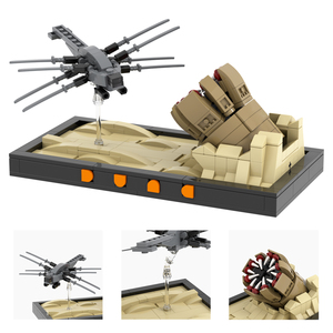 MOC1511 Puzzle de <span class=keywords><strong>film</strong></span> Série créative <span class=keywords><strong>Dune</strong></span> Ornithopter Cadeaux pour adultes et enfants Blocs de construction en plastique DIY Ensembles éducatifs Jouets pour enfants - Product Image 6