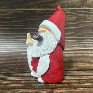 Décoration de Noël, artisanat en résine, statue de gnome de jardin, modèle peint pour une utilisation en intérieur/extérieur - Product Image 4