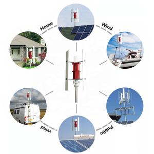 Turbina aerogeneradora VAWT de eje Vertical, estrella de baja velocidad de viento, 300W, 400W, 3 fases, 50HZ, 5 cuchillas, sin ruido - Product Image 2