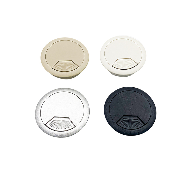 Desk Office Grommet Cable Tray Cover Cable Box Wire Cable Hole Cover Grommet Flexible Desk Grommet