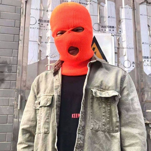 <span class=keywords><strong>Masque</strong></span> de ski Balaclava à trois trous de haute qualité en gros, <span class=keywords><strong>masque</strong></span> de bandit pour rappeurs, couvrant tout le visage - Product Image 6