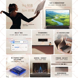 Nuevo MagicBook 14 Art, Portátil Ligero de Alto Rendimiento con Cuerpo de Metal, Pantalla Táctil OLED de 120Hz (MRB-A/Ultra5 225/32G/1TB3.1K) - Product Image 2
