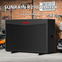 Pompe à chaleur air-eau Sunrain R290 Full DC Inverter avec commande intelligente WIFI pour le chauffage de la maison