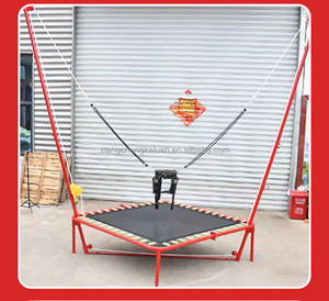 Trampoline à bungee de haute qualité et pas cher, à manivelle manuelle, pour enfants et adultes, aire de jeux extérieure - Product Image 5