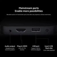 Boîtier TV intelligent Mijia (deuxième génération) 4K Ultra HD, assistant TV, décodeur IP, BT5.2, 2 Go, 8 Go, processeur quadricœur de luxe, Android 11