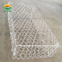 Mur de soutènement en gabion en fil de fer galvanisé 4x1x0,5m du Pakistan, panier à pierres hexagonal avec service de découpe