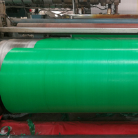 Rouleau de bâche en PE vert 120 g/m², imperméable et résistant à l'abrasion