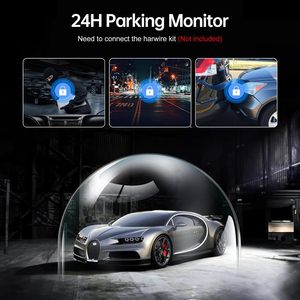 12 inch 4K Carplay Android tự động gương chiếu hậu Dash máy ảnh xe <span class=keywords><strong>Bluetooth</strong></span> Màn hình cảm ứng xe hộp đen 4k phía trước và phía sau Dash Cam - Product Image 4