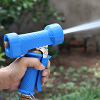 Pistolet de pulvérisation d'eau en laiton robuste arroseur d'irrigation de jardin réglable divers flux de lavage pulvérisateur de pistolet de dingo d'eau