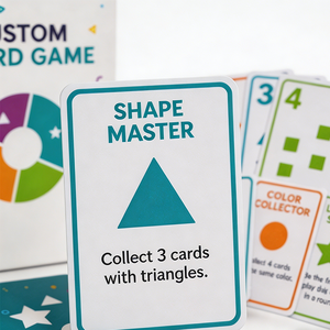Jeu de société fantastique personnalisable OEM, jeu de table interactif parent-enfant, carte imprimée CMYK Pantone avec des pièces de jeu colorées - Product Image 2