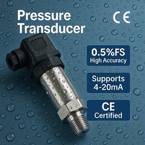 高圧トランスデューサーG1/4 G1/2 Hirschmannコネクタ圧力センサー4-20mA <span class=keywords><strong>24vdc</strong></span>圧力トランスミッタ0-150bar - Product Image 1
