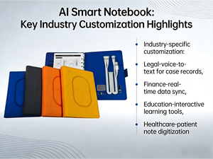 สมุดโน้ตอัจฉริยะ AI ราคาประหยัด สั่งทำโลโก้ได้ สมุดบันทึกส่วนตัวแบบกำหนดเอง ปกแข็งหุ้มหนัง PU - Product Image 5
