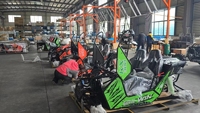 Kart de course 2 places KX300-2 300CC 4 temps à transmission par chaîne, faible MOQ, OEM