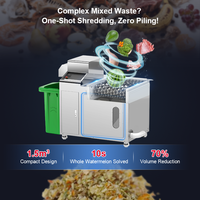 Machine à déchets alimentaires de cuisine avec déshydrateur Machine de recyclage des déchets alimentaires Broyeur à ordures avec séparation huile-eau