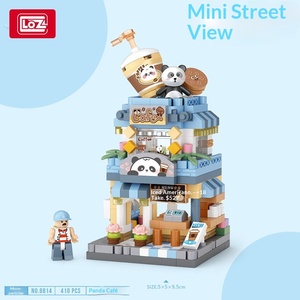 <span class=keywords><strong>LO</strong></span> Z 8813-70 Mini Street View Blocs de construction à assembler, microparticules pour enfants, petit jouet, cadeau d'activité, vente en gros, Cross - Product Image 4