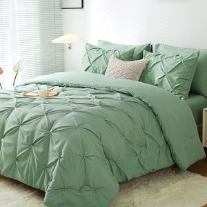 Ultra Soft <b>Fluffy</b> <b>Bed</b> <b>Set</b> for Full Queen King Sizes 7-Piece Comforter Sheets Pillowcases Shams-All Season Woven <b>Bed</b> Bag - Product Image 2