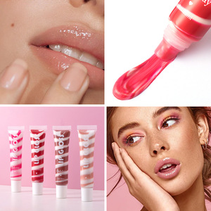 Vente en gros <span class=keywords><strong>de</strong></span> gloss à lèvres crème minérale rouge avec <span class=keywords><strong>logo</strong></span> personnalisé, taille standard 18 ml, résistant à l'eau, OEM/ODM, tubes vides pour marque privée - Product Image 2