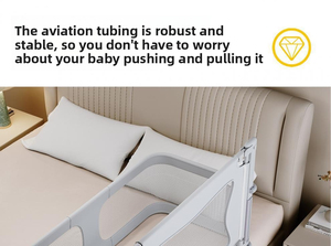 Barandilla de Seguridad Plegable y Portátil para Cama de Bebé, Barrera de Seguridad para Recién Nacidos, Cuna Anti-Presión para Dormitorio o Sala de Estar - Product Image 5